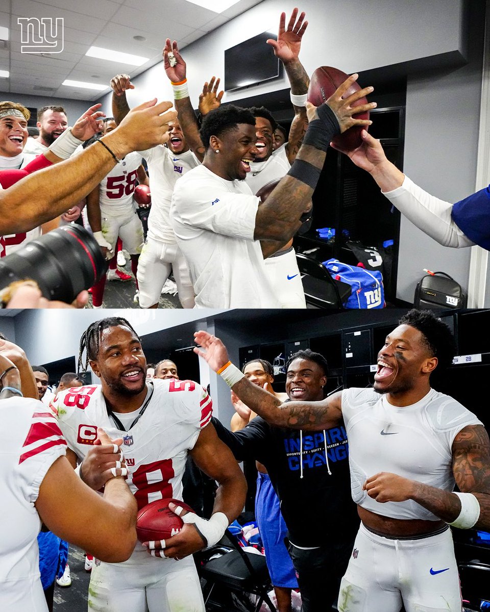 Nygarea1's tweet image. Congrats to Coach Kafka on his first win as Giants interim head coach! @BobbyOkereke @JaxsonDart 

📸: @giants
🎥: @giants

#MikeKafka #NYGiants #RaiderNation #nygarea