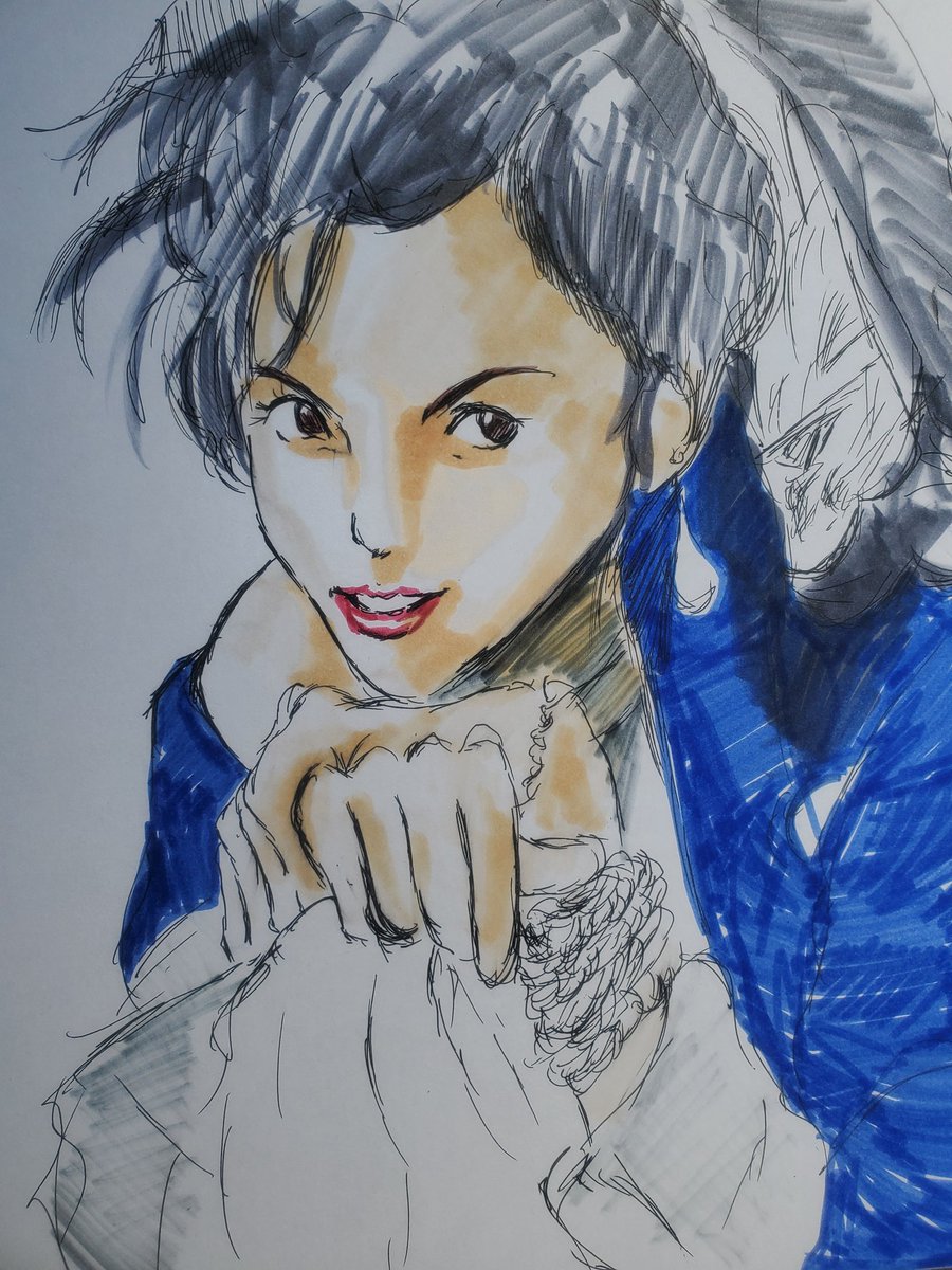 個人的趣味でまたレベッカのNOKKOさんまた描いてみました ウェラム