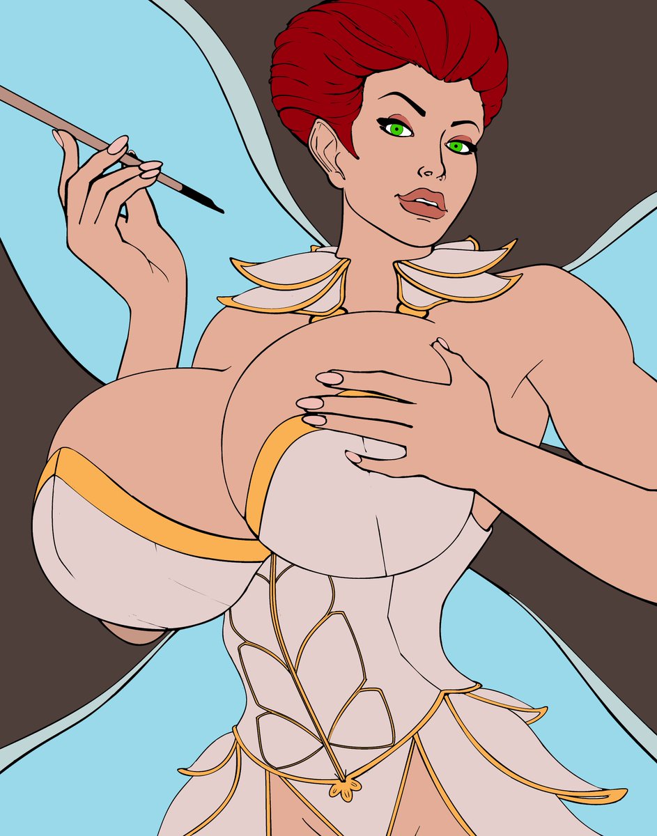 Progress on the Fairy Godmother from Swords &amp; Slippers.