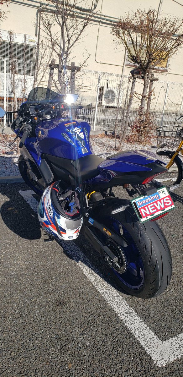 NEWbike
YAMAHA　YZF-R7
ほぼ新車のマフラー意外やってあるのを買いました☺️
ローダウンリンクがついてるから近々純正に戻せばいいかって感じ👍