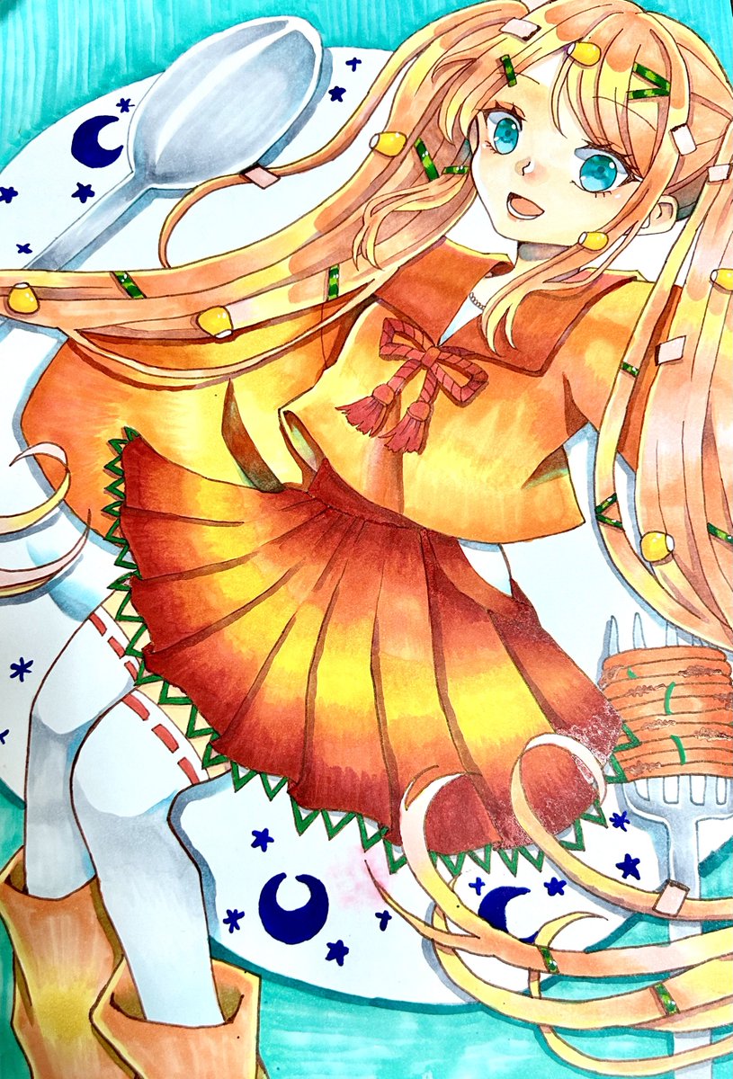 ぷうあさま専用（原画）鮮やかな季節 ほか　9点おまとめ 選びきれない… 今年も沢山描けたかな🌷 #2025年自分が選ぶ今年の4枚