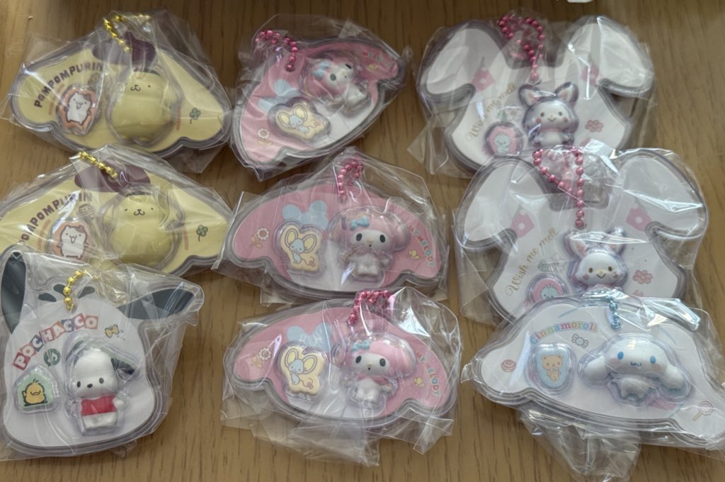________dooouni's tweet photo. サンリオ パッケージチャーム&amp;チョコボーロ 交換

譲：メル、シナモロール、マイメロ プリン ポチャッコ シナモン
求：キティ

郵送希望です 🙂‍↕️🙂‍↕️🙂‍↕️
#サンリオ #交換 https://t.co/bHffOHv6uX