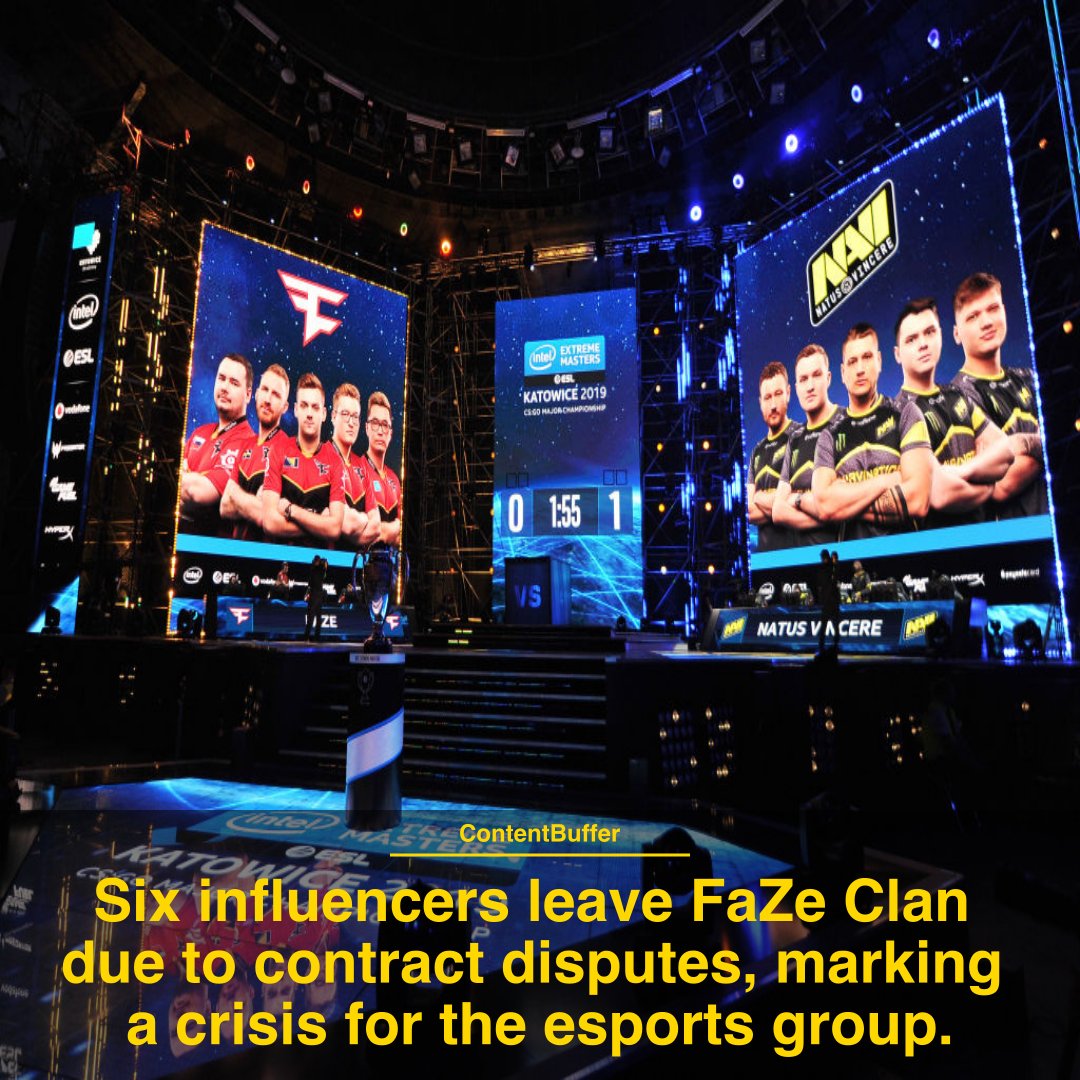 contentbuffer's tweet image. FaZe Clan Influencers Leave Over Contract Dispute #fazeclan #influencers #contractdispute #technology #viral #trending #reelsvideo #engineer #software #AI #tech #viralvideos #engineering