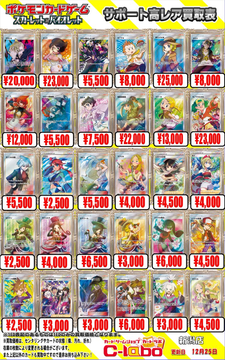 ポケカ買取情報】 高レアリティトレーナーの買取POPです‼️ お持ち込み