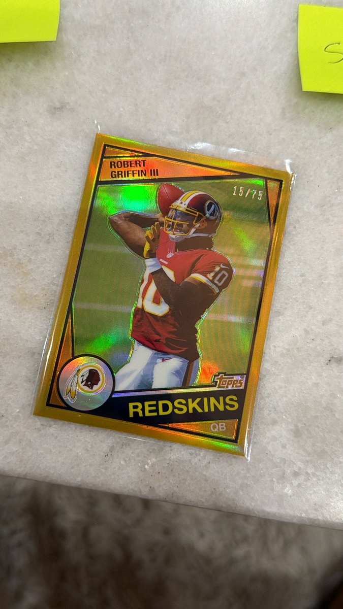 Just found this in a collection I grabbed. Looking good <a href="/RGIII/">Robert Griffin III</a>