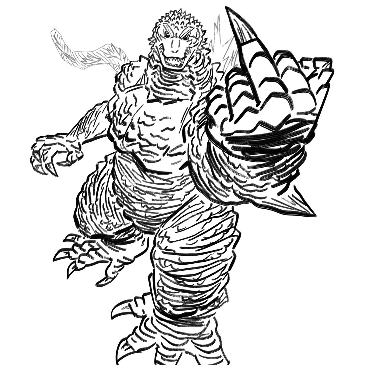 KaijuArtist @ DAMCon 3 4/25 tweet media