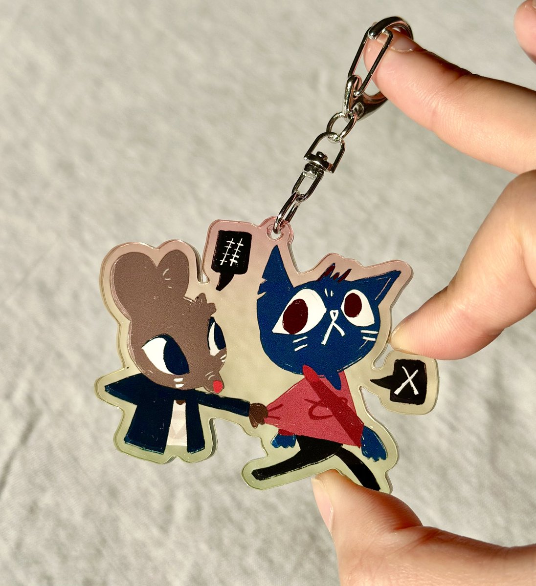 YanWkkkk's tweet photo. Made some keychains of my fanarts :))
(Also sticker packs of these!!) 
#nitw #nightinthewoods https://t.co/lhwDsLbp8s