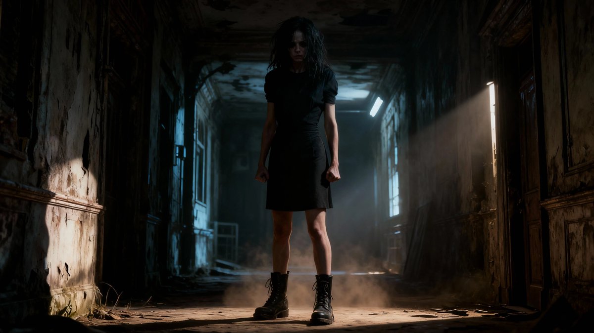 Angelus253's tweet photo. Eveline. Papa ? Accepte son don  (TW : horror) #ResidentEvil #Eveline #RE7 #AIArt #Biohazard  #SurvivalHorror #GamingArt  #BakerFamily #CreepyGirl @CaroleQuintaine https://t.co/wwsRPNbbhD