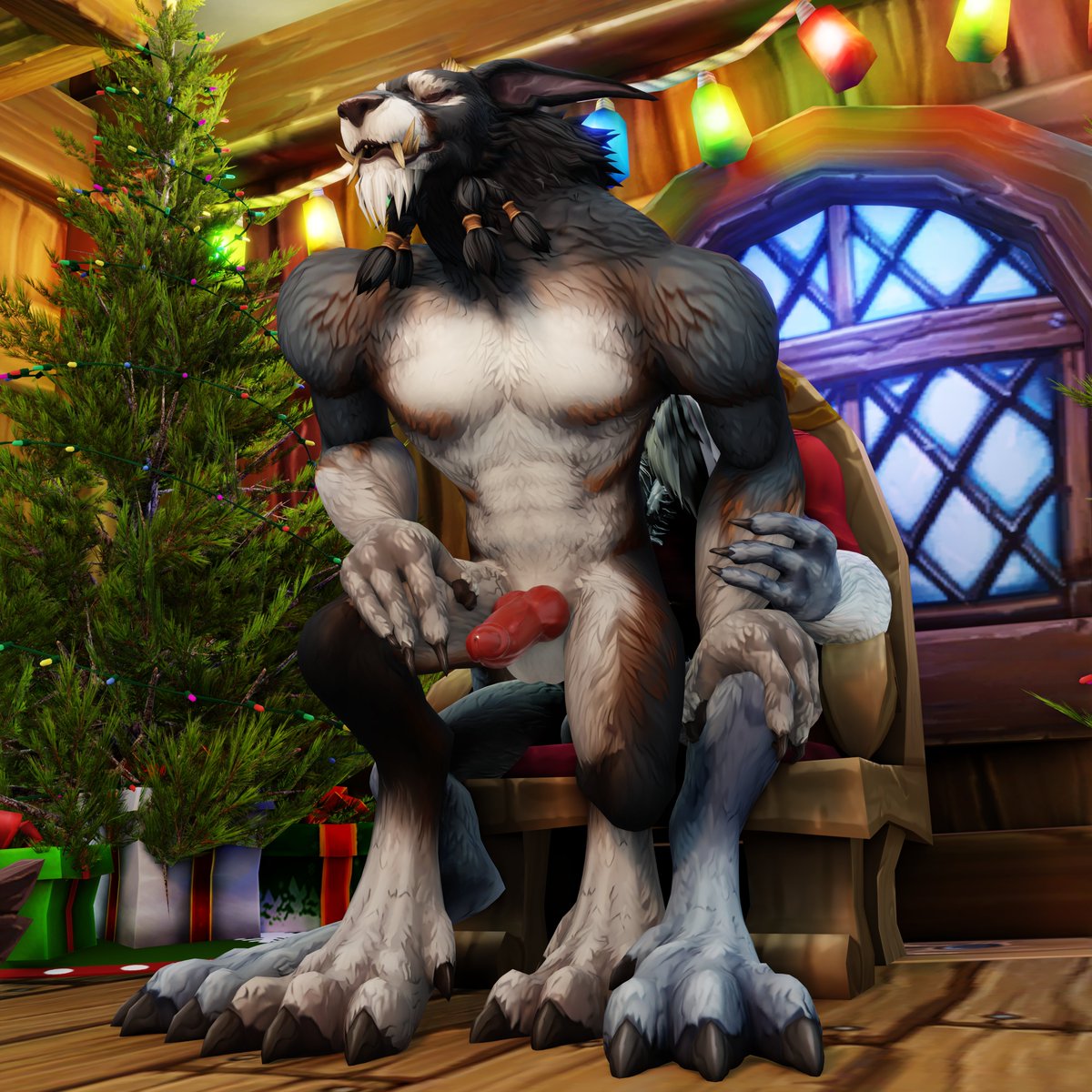 LucanWorgen's tweet photo. Santa Lucan seems to be in a very giving mood this time and for a very good Worgen

Made for Rupert Bolf https://t.co/4ua3KQENJM