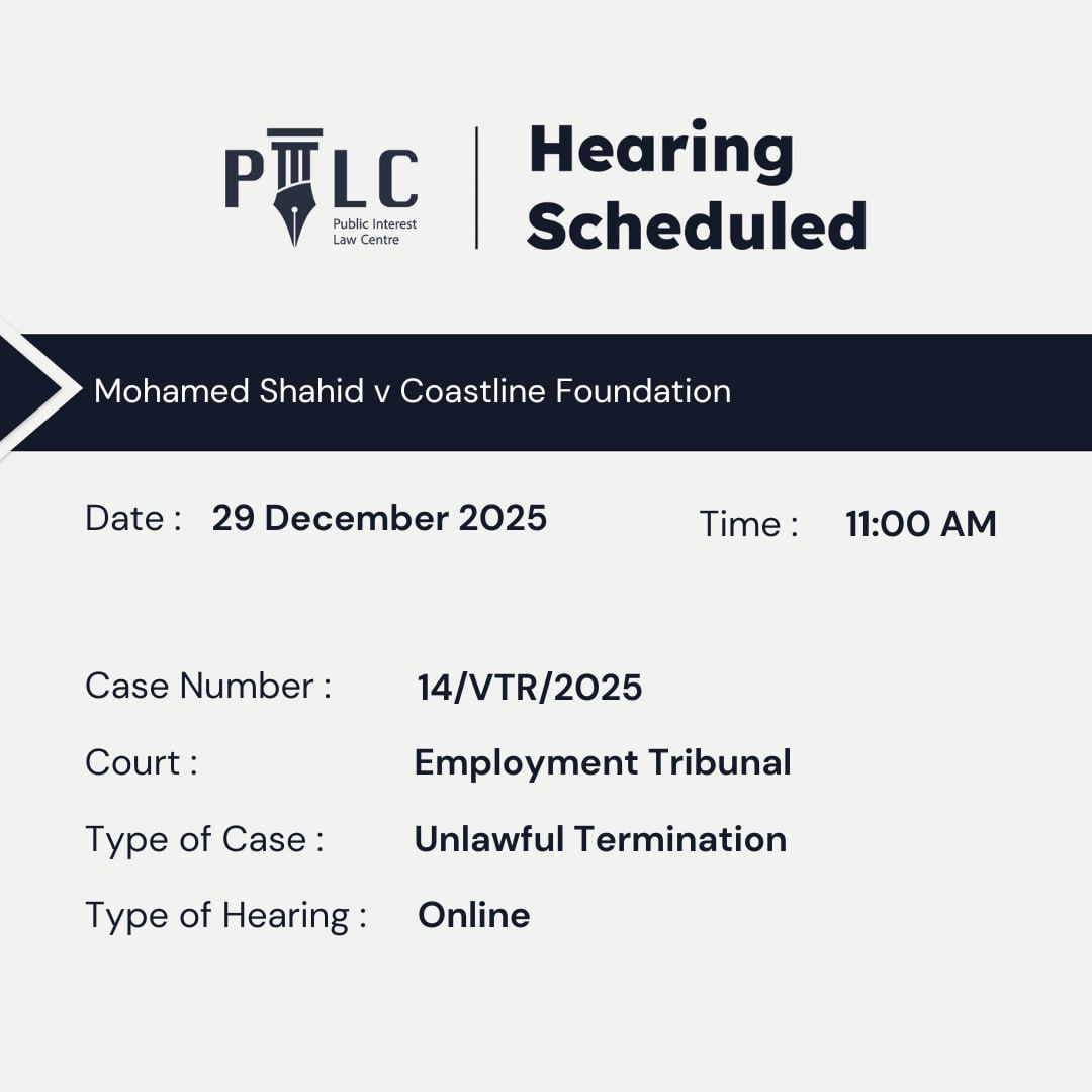 Public Interest Law Centre tweet media