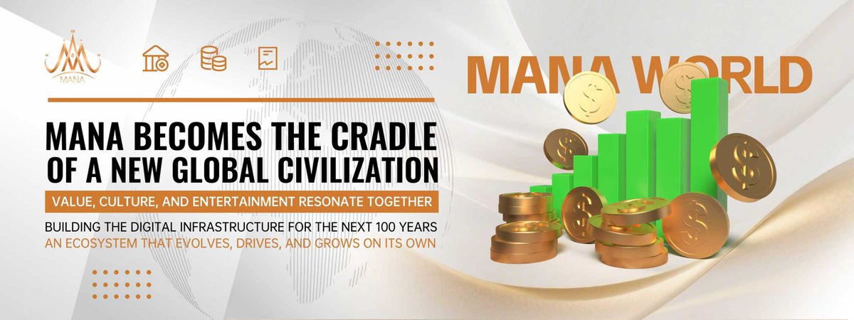 ManaWorld001's tweet photo. 🔥 MANA WORLD
🌐 Building the digital infrastructure for the next 100 years
💡 Value, culture, and entertainment resonate together
📈 An ecosystem that evolves, drives, and grows on its own
🚀 MANA becomes the cradle of a new global civilization! https://t.co/GyvFTTIkcq