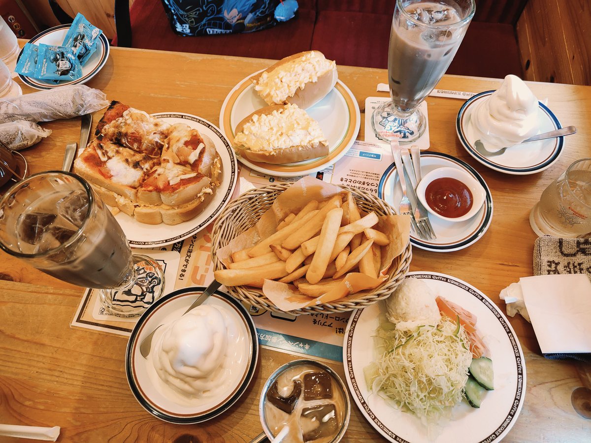 コメダに来ています！
何時もの様に、病院帰りに寄ります😋