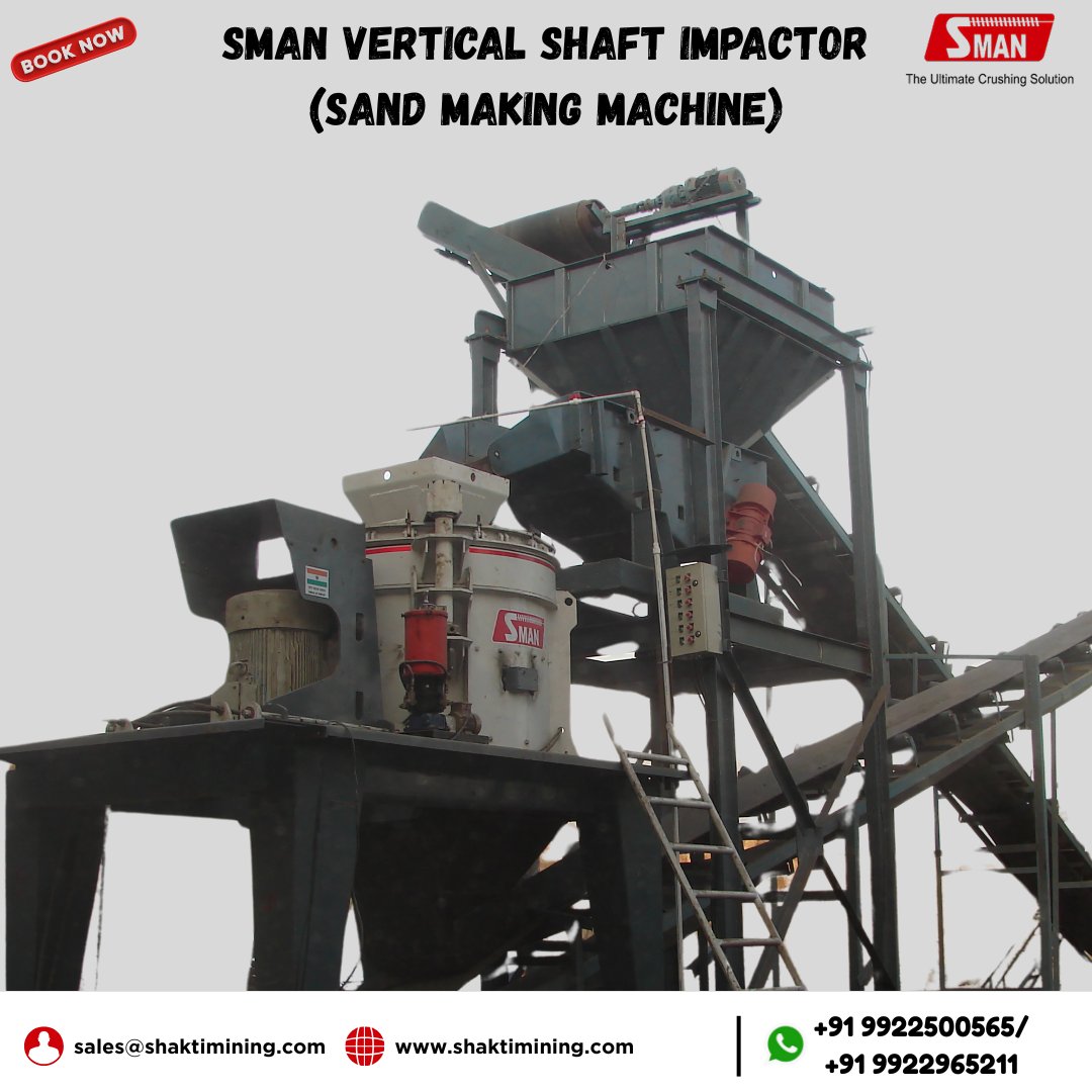 MiningSman's tweet photo. India's Best SMAN Brand Vertical Shaft Impactor (Sand Making Machine)
.
.
#sman #verticalshaftimpactor #verticalshaftcrusher #sandmakingmachine #crushermanufactures #crushermachine #crusher #crusherplant #crusherbusiness #mining https://t.co/8PHZEJ2JXM