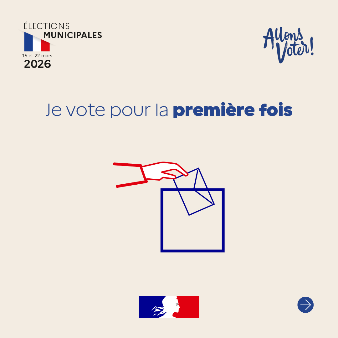 Image de Préfet de la Charente-Maritime - #Municipales2026 | Inscriptions sur les listes électorales 🗳️📣
📅 Vous votez pour la 1e fois ou vo
