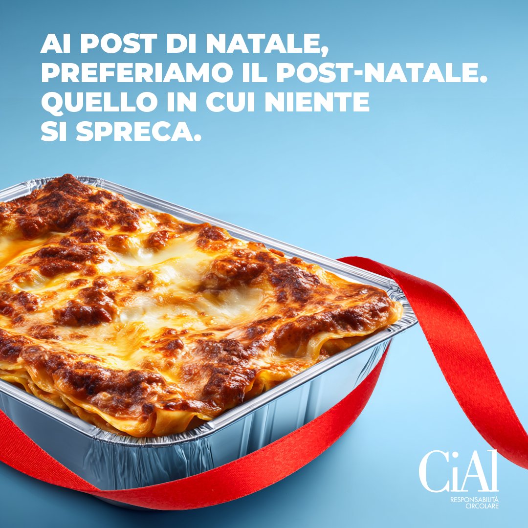 Auguri di Buon (post) Natale a tutti 🤗🎄
Lunga vita agli avanzi! 
#consorziocial #ricicloalluminio