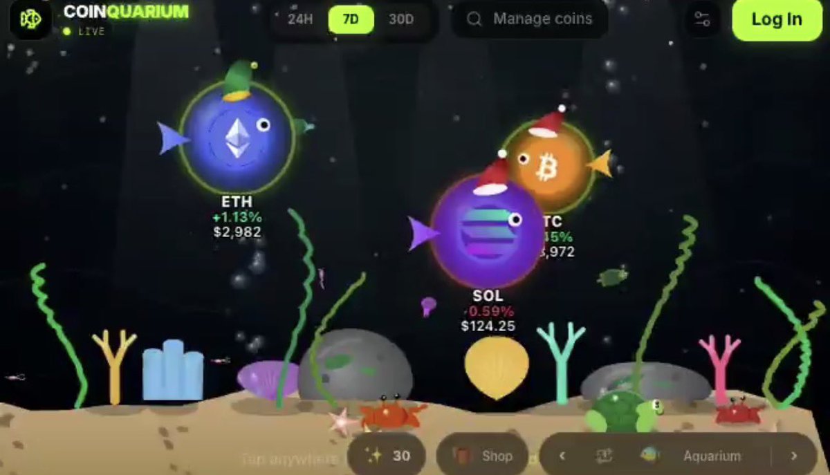 On waitlist for <a href="/coinquariumgg/">Coinquarium 🐠</a> , a gamified crypto portfolio tracker.

Crypto = fish,

You = Aquarium manager.

<a href="/zacxbt/">zac.eth 🧙🏻‍♂️♦️</a> said there will be no token for the project, but it doesn’t matter.

Looks super cool and fun.

So take my money and give me the code!