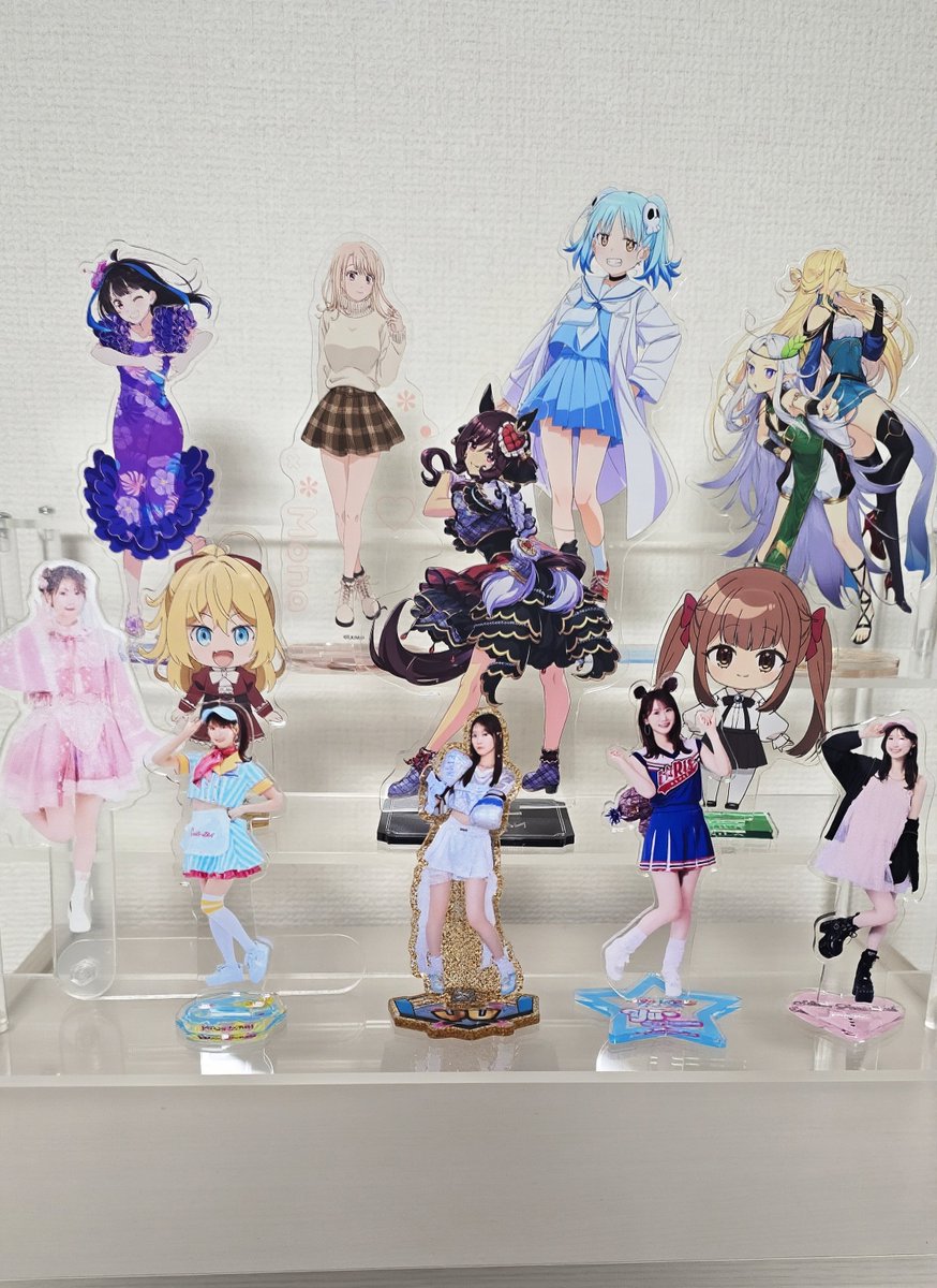 今年密かに(？)集めていたアクリルスタンド 思い出になると思って