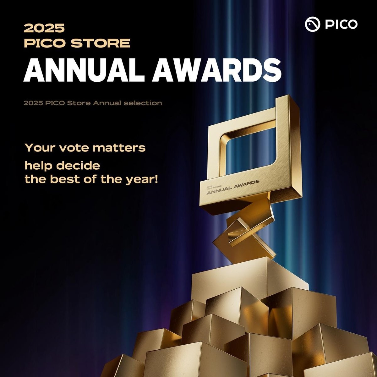 PICOXR's tweet photo. Last Call! Your Vote Matters in the 2025 Annual Awards!
Passion ignites—who's your pick for the best of the year?
Voting closes for good on December 31.
Vote here: https://t.co/MpAICxtuzz
#PICOSTORE #gameawards #VR #AnnualAwards https://t.co/Hmjc1COSFM