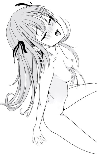 線画,仕上げの処理をアップデート 