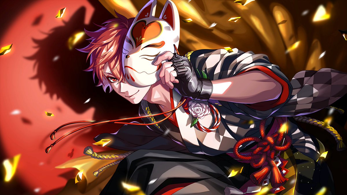 MostroLoungeVIP's tweet image. High res. New Years clothes Ace, Idia, Epel, Leona base