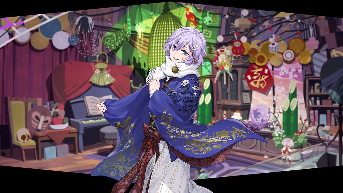 MostroLoungeVIP's tweet image. High res. New Years clothes Ace, Idia, Epel, Leona base