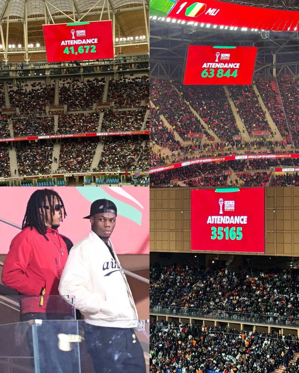 MountakhabFoot's tweet image. Les affluences à l’issue de la deuxième journée.

CAN 2025 - 𝟱𝟬𝟲 𝟴𝟵𝟱 𝗦𝗣𝗘𝗖𝗧𝗔𝗧𝗘𝗨𝗥𝗦
CAN 2023 - 𝟰𝟮𝟰 𝟴𝟱𝟭 𝗦𝗣𝗘𝗖𝗧𝗔𝗧𝗘𝗨𝗥𝗦

🇲🇦🤯