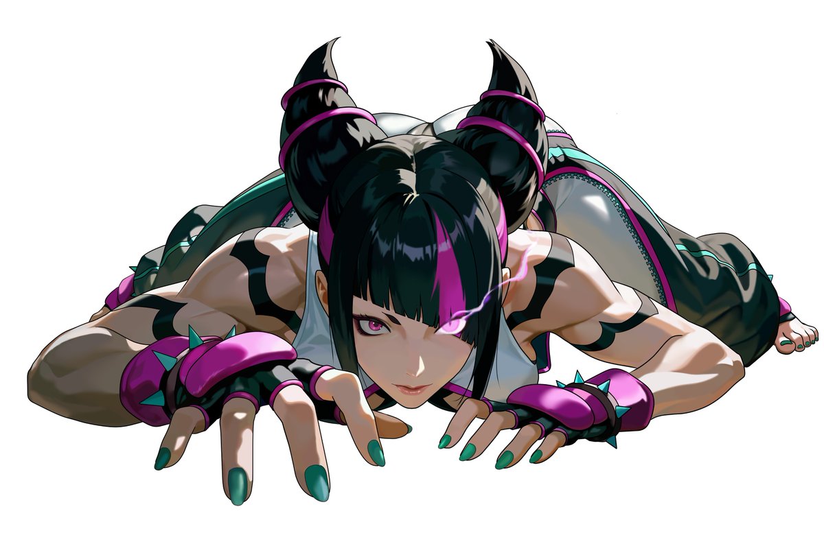 YAGI05142629's tweet image. ハン・ジュリ　２枚目
スタンダードコスチュームでいきます。
#スト6イラストコンテスト3 
#SF6ArtContest3