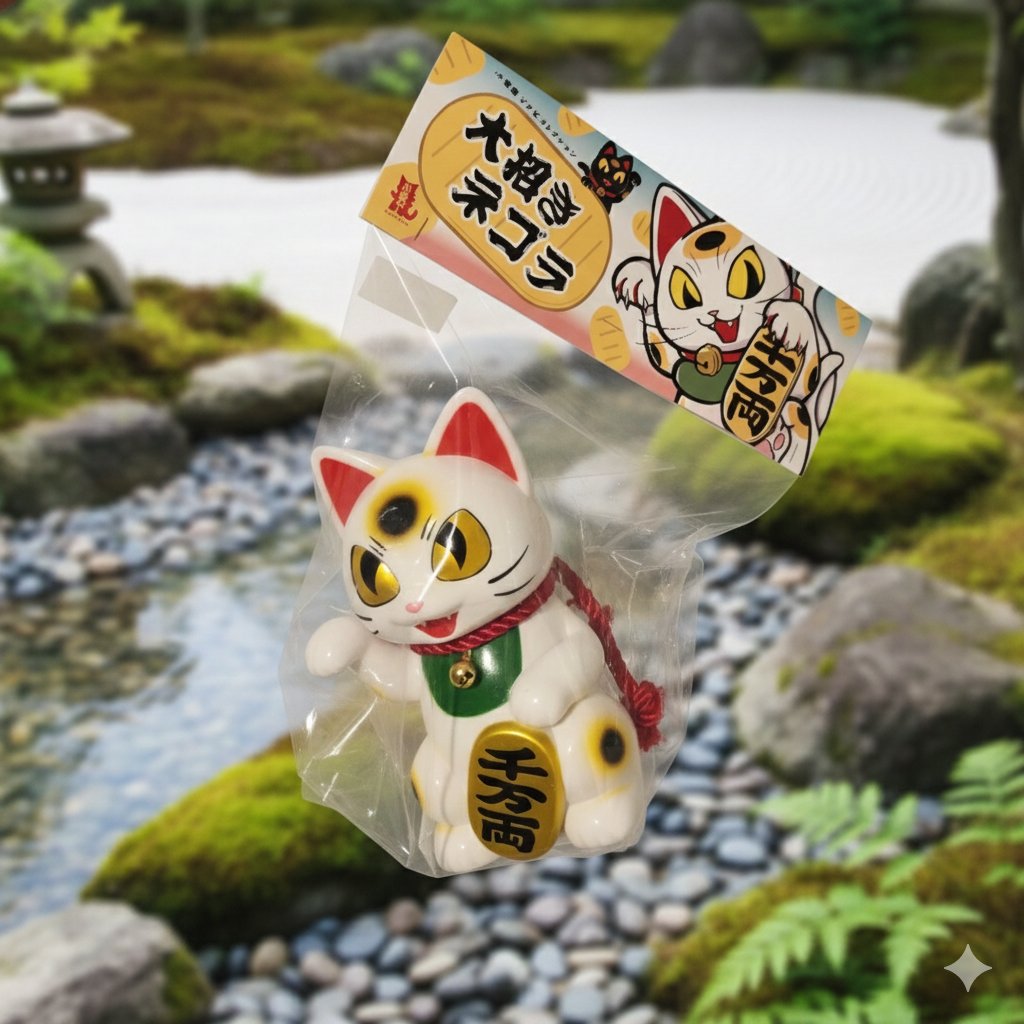 町田LOFTのPOPBOXで、大招きネゴラお迎えしました🐱 ずーっと欲しかっ