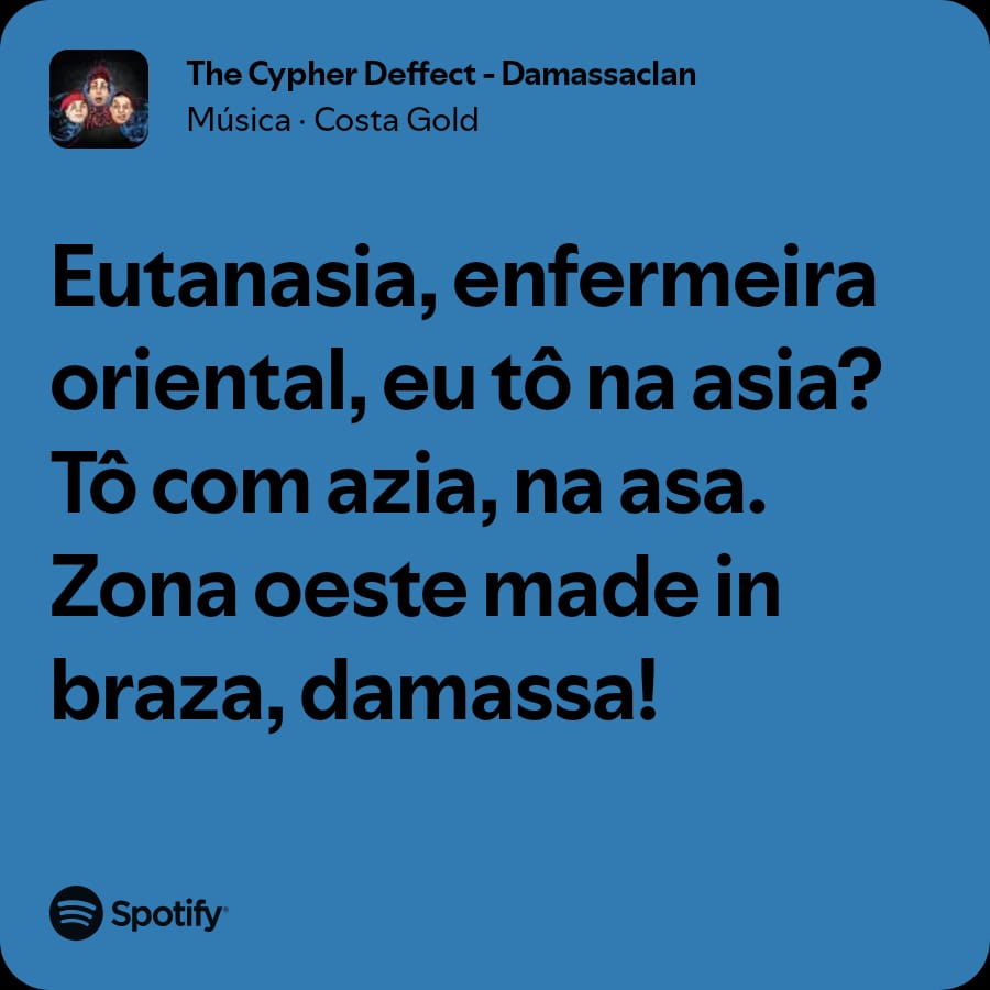 essa é tão ruim que passei a amar