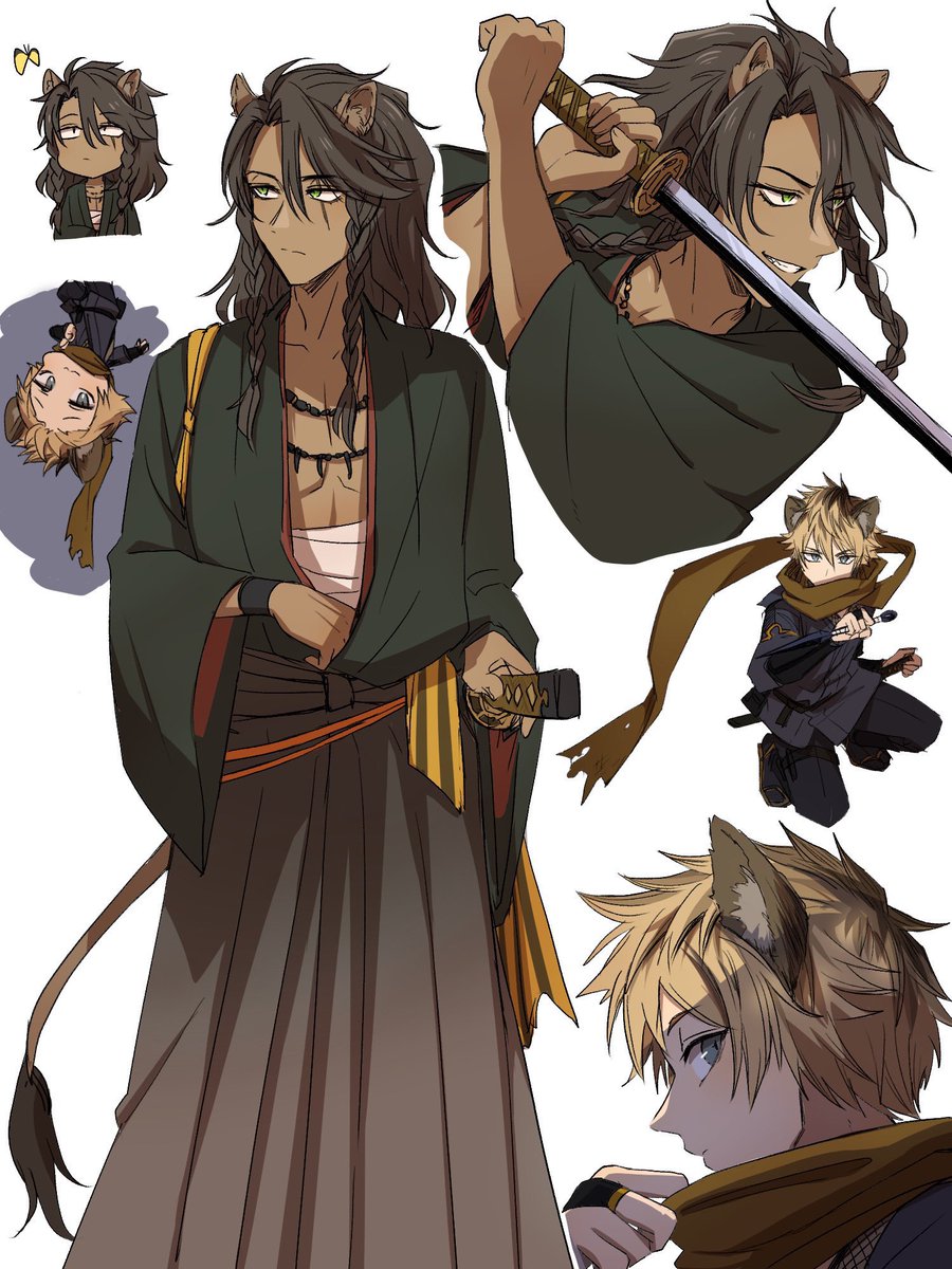 krome7258's tweet image. はあああツイステ侍…！？？？！困った絶対に引きたい