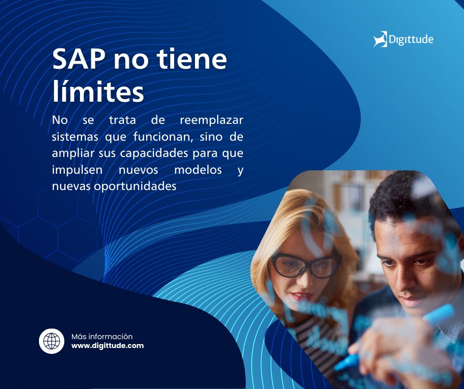 SAP no tiene límites. El límite está en cómo se integra.

En Digittude integramos SAP con automatización, cloud, IA y APIs para hacerlo más flexible y capaz de responder a las necesidades actuales del negocio.

🌐 digittude.com
📧 contacto@digittude.com