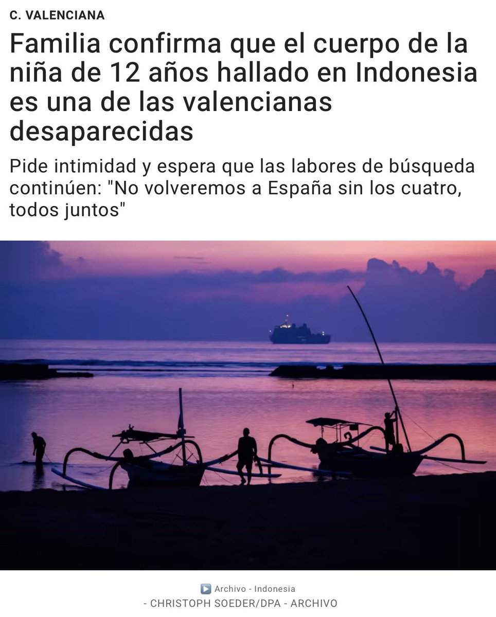 No podemos imaginarnos lo que debe sentirse. Ir juntos, los seis, y volver dos. 

Perder tres hermanos, tres hijos, un marido, un padre, tres nietos, cuatro vidas. Partir a este gran equipo por la mitad para siempre.

Este quizá sea el acontecimiento más triste de esta Navidad en