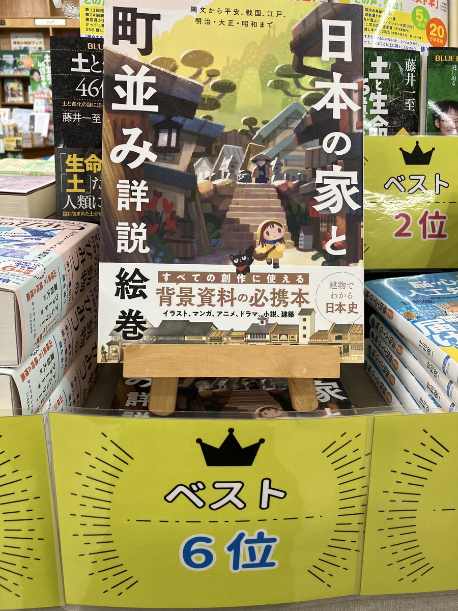 6位『日本の家と町並み詳説絵巻』(エクスナレッジ) 建築知識の2022年8