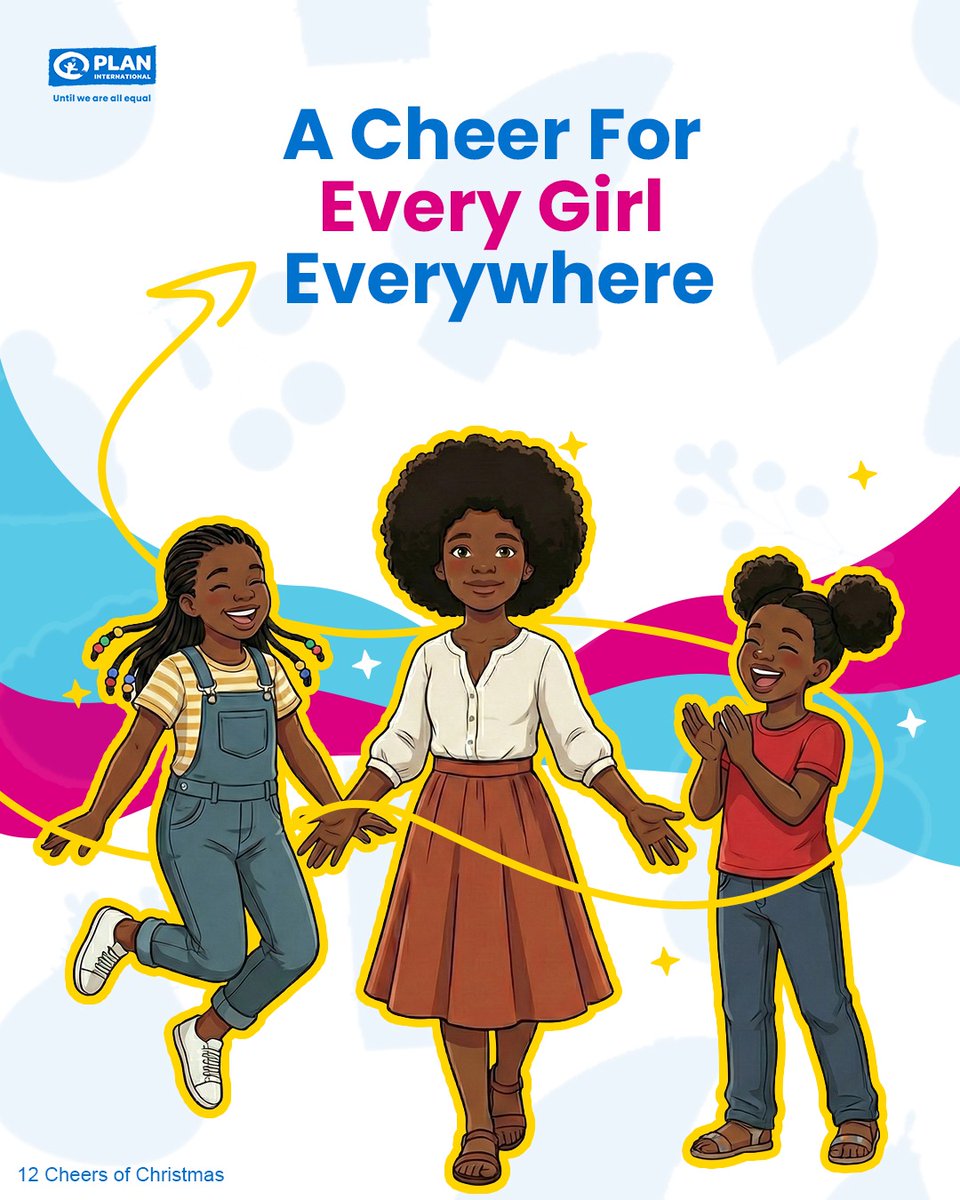 A future shaped by girls is a future filled with possibility. This holiday, we cheer for the next generation of leaders, innovators, and changemakers, and we celebrate every girl in Nigeria: her courage, her laughter, her strength, and her dreams.