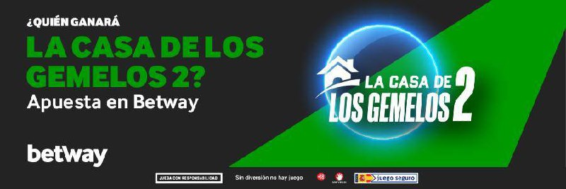 Que en Betway han sacado apuestas para el ganador de la casa de los gemelos JAJAJAJAJAJAJAJAJAJAJAJ

#LaCasaDeLosGemelos2D21 #LaCasaDeLosGemelos2D22