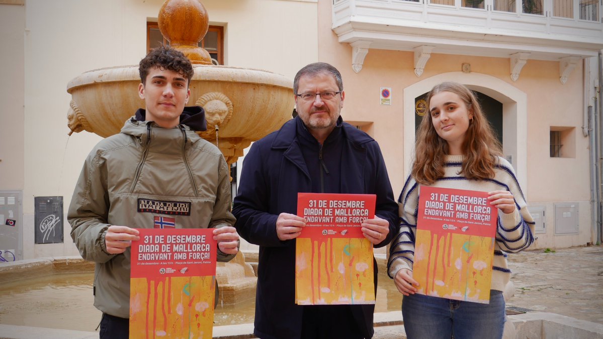 📢 L'<a href="/ocbcat/">Obra Cultural Balear</a> i <a href="/JovesLlengua/">Joves per la Llengua</a> convoquen la ciutadania per reivindicar el 31D, la Diada de Mallorca. Endavant amb força!

L'OCB i JMLL fan una nova crida a la ciutadania i a les institucions per recuperar el 31 de desembre com a data històrica i tradicional de la Diada de Mallorca.