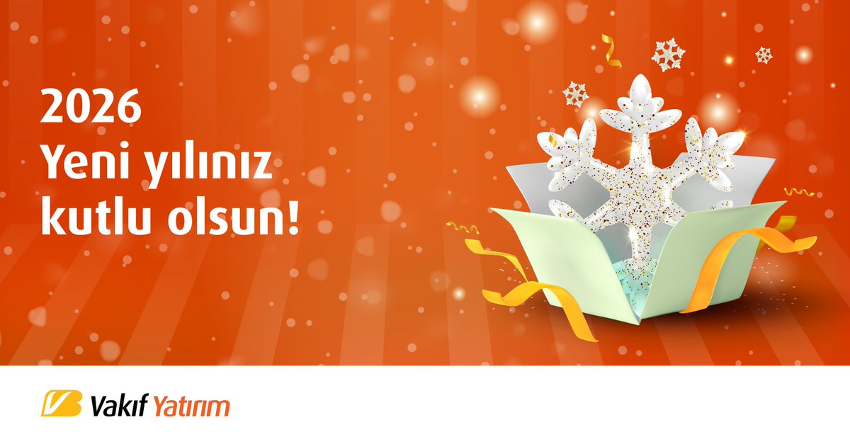 Yeni yılınız kutlu olsun! 🥳🎄
#VakıfYatırım #2026