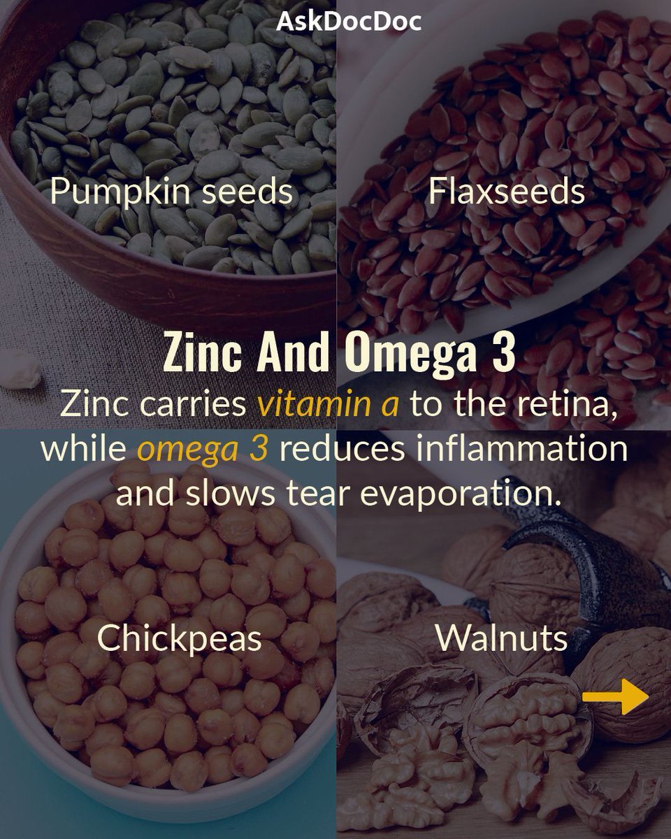 AskDoctors24's tweet image. From leafy greens to healthy fats, the right foods can help protect vision, reduce strain, and support long-term eye health.

#EyeHealth #HealthyVision #NutritionMatters #EyeCareTips #HealthyEating #WellnessJourney #AskDocDoc #FoodForEyes #VisionCare