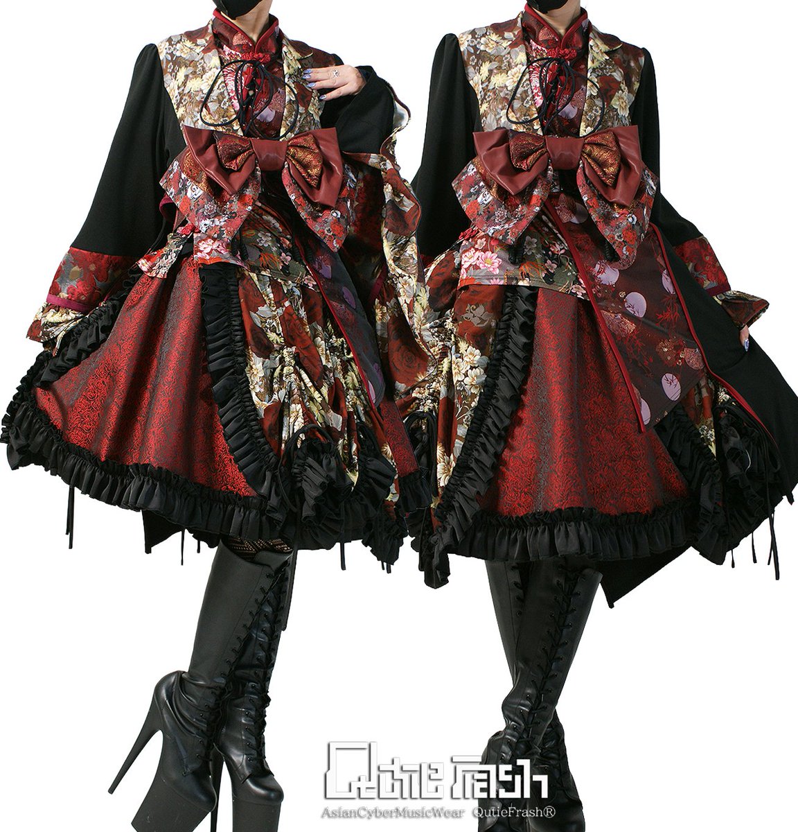 大好評の【蜂和柄】を使ったパニエスカート新登場🐝✨少し長めの丈感に