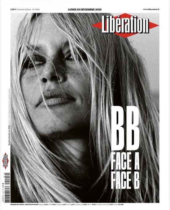 rougesgorges's tweet photo. Libération -  Bye-bye BB  via @libe 
BB, face A face B https://t.co/1VmHhYD9Cl