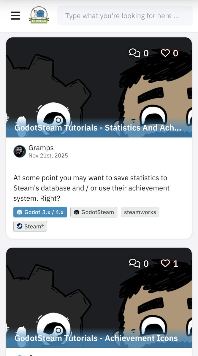 The Godot Barn tweet media