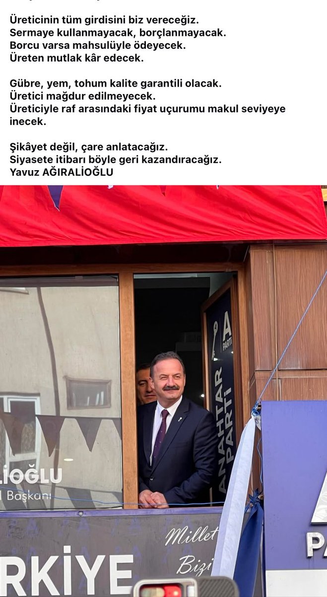 efsane_adamTR's tweet photo. Biz milletin derdini millete tekrar eden siyasetçi olmayacağız.
Millet derdini biliyor.
Biz çözümü konuşacağız.
@anahtarparti https://t.co/IFD066O4op