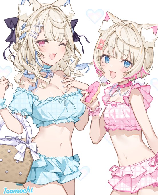 明日はどうぞよろしくお願いします!🩵🩷 