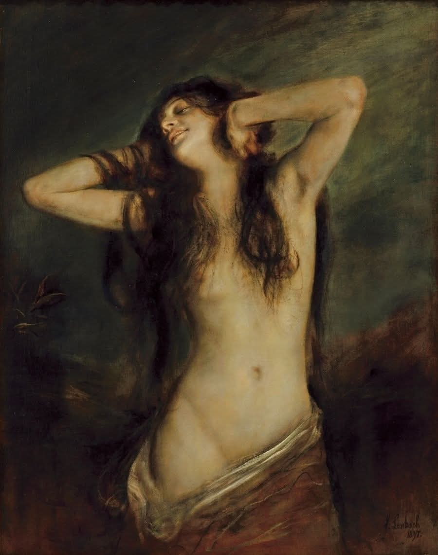 Voluptas (Voluttà) / Franz von Lenbach / 1897.