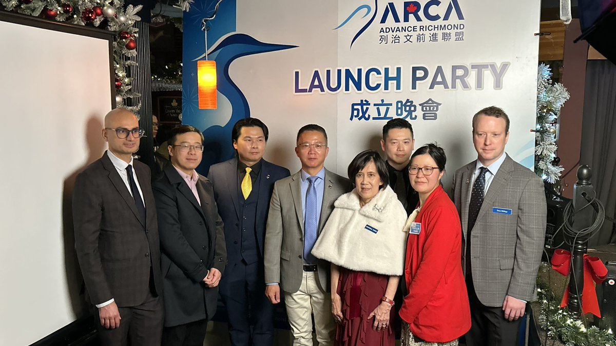 SamWangRichmond's tweet photo. Tonight, Advance Richmond proudly celebrated its official inauguration, made truly successful by the strong support of our community. We are grateful to everyone who stood with us and believed in what we are building together.

Real change is coming in 2026.

#RichmondBC https://t.co/c7X0DRNEiX