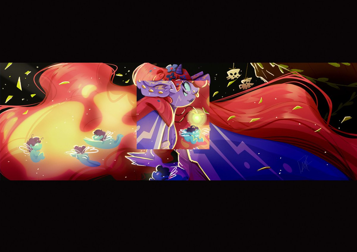 _alx22_'s tweet image. Hace un mes(soy un desastre)le hice el banner a @MeiTheGathering y la verdad no creía ser capaz de hacerlo por todo lo q estaba pasando en ese momento, pero confió en mi y al final sacamos algo increíble cn la inspiración d sus artistas favs y paciencia. Gracias por confiar 🩷🫂