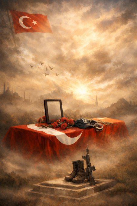 Şehidin var Türkiye 🇹🇷
Yalova’da DEAŞ’lı teröristlerle girilen çatışmada 3 polisimiz şehit oldu.

Başımız sağ olsun. Rabbim Mekânları cennet olsun.🤲
Aziz milletimizin başı sağ olsun.

#Yalova #DEAŞ