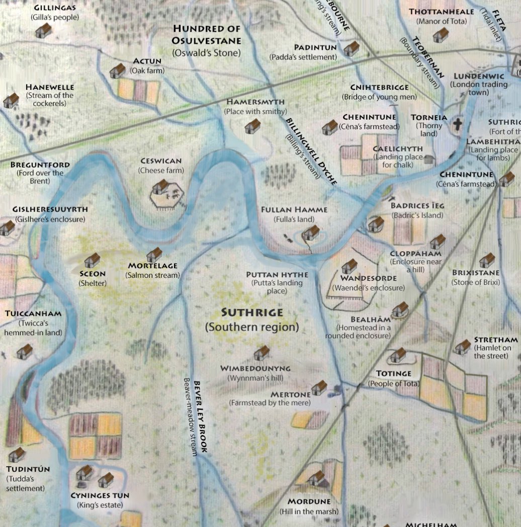 TorinDouglas's tweet image. Don’t miss the updated @Londonist map of #London in Anglo-Saxon times: open.substack.com/pub/londonist/… . Spot #Chiswick #Acton #Hammersmith + lots more. Thanks to @mattfromlondon (no longer active on X but follow him on @substack). @W4BookFest @ChiswickM @ChiswickW4 @TheChiswickCal