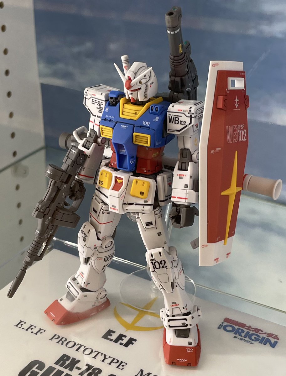 HopeTotti's tweet photo. HG オリジンガンダム完成。
この情報量でHGは反則。
オリジン版の無骨さ、やっぱ好き。
#ガンプラ #オリジンガンダム#DCM川島店
#Gunpla https://t.co/IzwxO7L9Fm