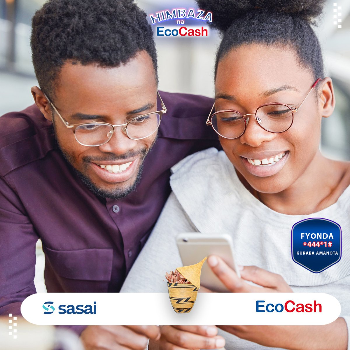 🎉🚀 HIMBAZA na EcoCash irabandanya! 

Banywanyi namwe bafatanyabikorwa, Uko ukoresha EcoCash kenshi, niko uronka amahirwe menshi yo gutsindira amafaranga  muri poromosiyo himbaza na EcoCash💸. 

#HimbazaNaEcoCash
#EcoCashBurundi
#Bonusi20%
#AmafarangaKuMisiMikuru
